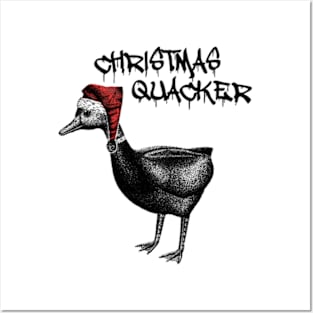 Christmas Quacker Posters and Art